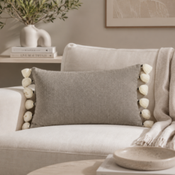 Karaca Home Arina Filled Anthracite Cushion 55 cm, 153.09.01.6791