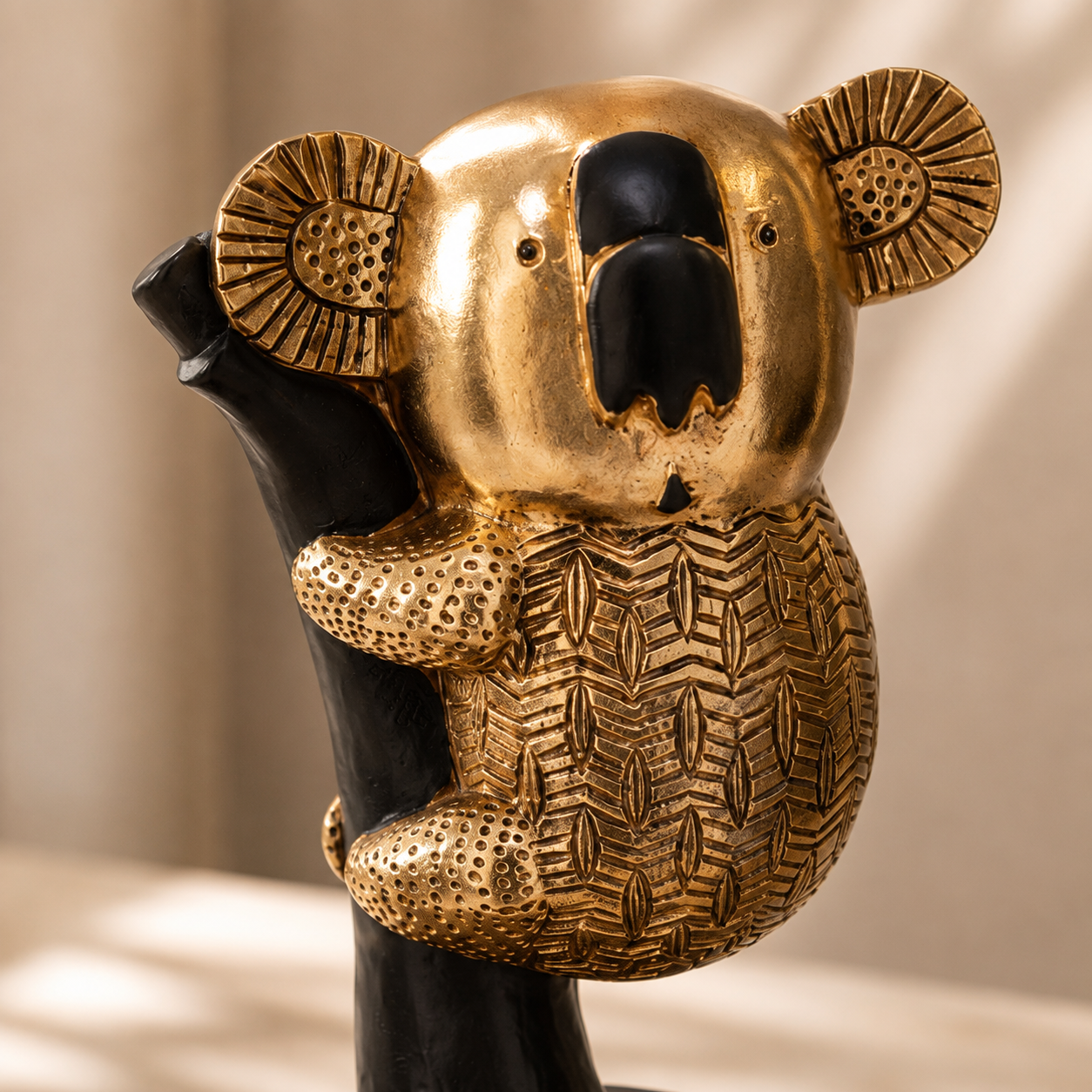 Karaca Home Koala Figurine Natural, 300.23.01.0335 2 Karaca Home Koala Figurine Natural, 300.23.01.0335 - Image 2