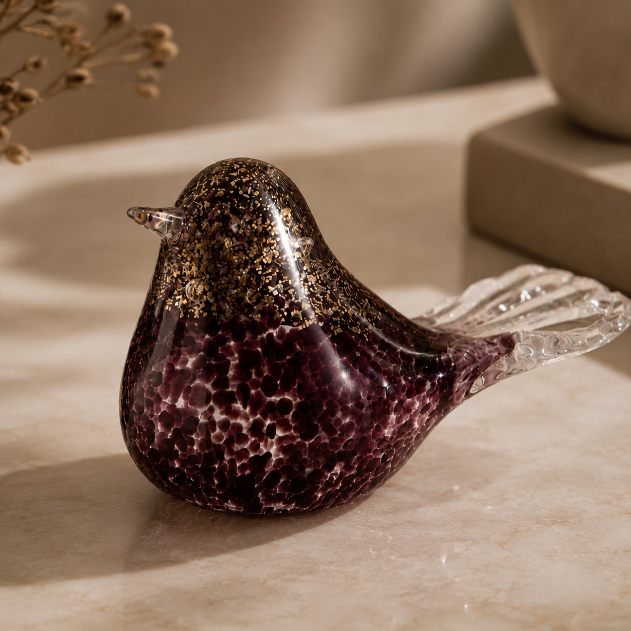 Karaca Home Serena Bird Figurine 9 cm, 153.09.01.8607 2 Karaca Home Serena Bird Figurine 9 cm, 153.09.01.8607 - Image 2