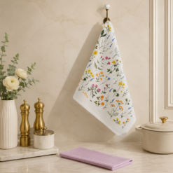 Karaca Home Florus 2-Piece Kitchen Towel Set 40 x 60 cm, 8680214389201