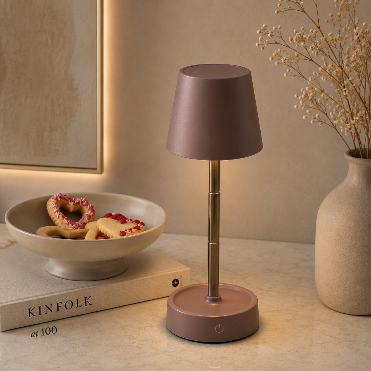Karaca Home Space LED Pink Table Lamp, 153.09.01.6400 1 Karaca Home Space LED Pink Table Lamp, 153.09.01.6400