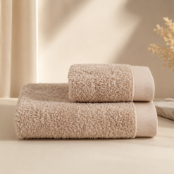Alternative view of Karaca Home Paul 2-Piece Hand & Face Towel Set – Beige, 8680214389157