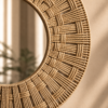 Karaca Home Boho Wicker Wall Mirror 58 cm - Natural Statement Wall D-cor, 153.09.01.7030 4 ChatGPT Image Jun 15 2026 11 51 56 PM