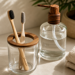 Alternative view of Karaca Home Woody 2-Piece Bathroom Accessory Set, 153.09.01.5213