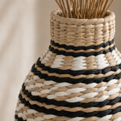 Alternative view of Karaca Home Silviana Bohemian Wicker Vase 31 cm, 153.09.01.6645
