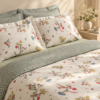 Karaca Home Dina 100% Cotton Double Duvet Cover Set – White Floral, 8680214366424 9 Karaca Home Dina 100% Cotton Double Duvet Cover Set – White Floral, 8680214366424 - Image 3