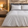 Karaca Home Ferne 100% Cotton Double Duvet Cover Set – Grey, 200.22.05.0122 - Image 2