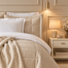 Karaca Home Bride Collection Daphne 10-Piece Bridal Bedding Set – Ecru, 200.22.04.0264 - Image 4