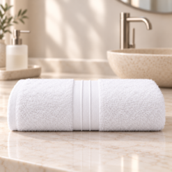 Karaca Home Aquasoft 100% Cotton Hand Towel – White | 50 × 90 cm, 200.20.01.0648