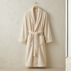 Alternative view of Karaca Home Pure Soft Ecru L/XL Bathrobe,  200.05.01.0324