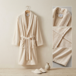 Karaca Home Pure Soft Ecru L/XL Bathrobe,  200.05.01.0324