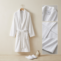 Karaca Home Pure Soft White L/XL Bathrobe, 200.05.01.0329