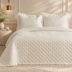 Karaca Home Viona Double Bedspread Set – Ecru, 200.22.11.0395