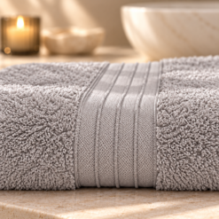 Alternative view of Karaca Home Aquasoft 100% Cotton Bath Towel – Light Grey | 85 × 150 cm, 200.20.01.0653