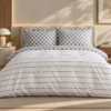 Karaca Home Cordova 100% Cotton Double Duvet Cover Set – Anthracite, 200.22.08.0031