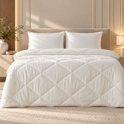 Karaca Home Elite Cotton Double Nano Duvet 195 x 215 cm – White, 8680214361603