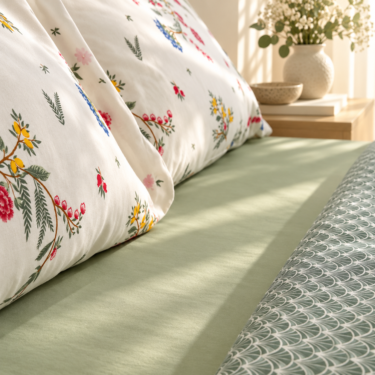 Karaca Home Dina 100% Cotton Double Duvet Cover Set – White Floral, 8680214366424 5 Karaca Home Dina 100% Cotton Double Duvet Cover Set – White Floral, 8680214366424 - Image 5