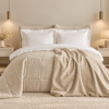 Karaca Home Bride Collection Daphne 10-Piece Bridal Bedding Set – Ecru, 200.22.04.0264