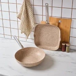 Karaca Biogranit Nare Wok Grill Set Wood, 153.09.01.6435