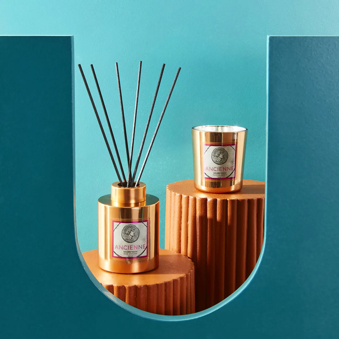 Karaca Home Pop Art Collection Ancienne Golden Touch Reed Air Freshener, 153.09.01.5946 2 Karaca Home Pop Art Collection Ancienne Golden Touch Reed Air Freshener, 153.09.01.5946 - Image 2