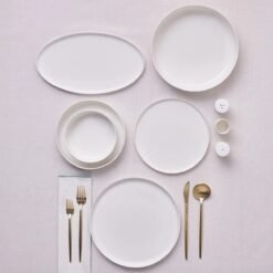 Alternative view of Karaca Earth Collection Matte Glaze 55-Piece Dinner Set for 12 People, 8683650346593