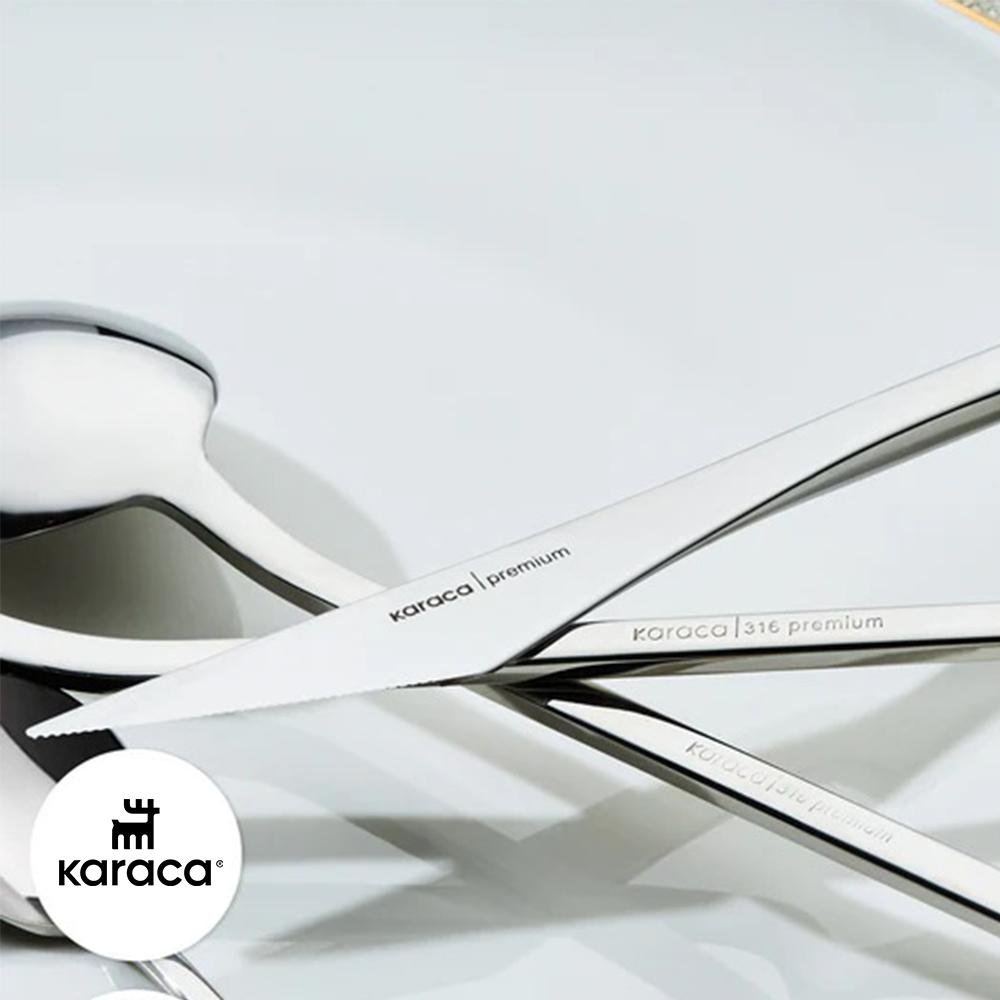 Karaca Look 84-Piece 316+ Stainless Steel Cutlery Set for 12 People, Silver, 15.03.08.1399 7 Karaca Look 84-Piece 316+ Stainless Steel Cutlery Set for 12 People, Silver, 15.03.08.1399 - Image 7