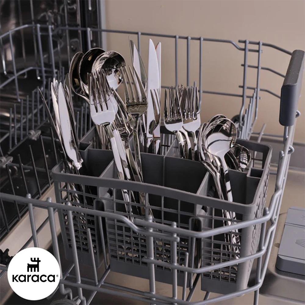 Karaca Mild 84-Piece 316+ Stainless Steel Cutlery Set for 12 People - Silver, 153.03.08.1817 4 Karaca Mild 84-Piece 316+ Stainless Steel Cutlery Set for 12 People - Silver, 153.03.08.1817 - Image 4