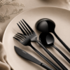 Karaca Orion 30-Piece Cutlery Set for 6 People – Black, 153.03.08.1906 - Image 2