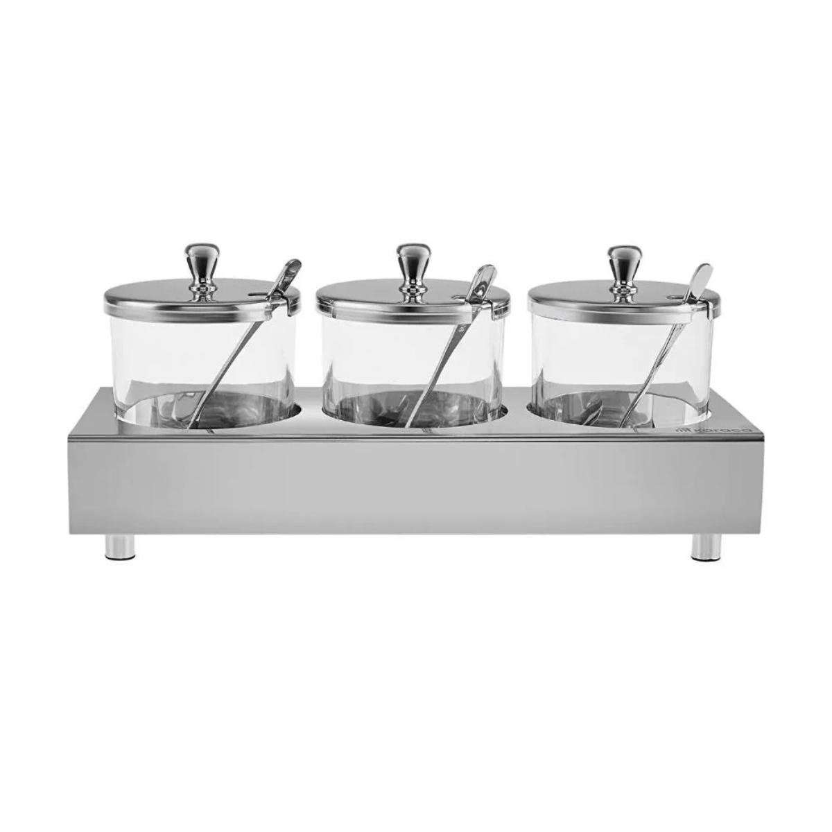 Karaca Pedro Steel 3-Piece Spice Set, 153.03.08.4674 5 Karaca Pedro Steel 3-Piece Spice Set, 153.03.08.4674 - Image 5