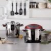 Karaca Orbit Pressure Cooker Set 6+8 L - Red, 153.09.01.3012