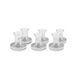 Alternative view of Karaca Sefa 12-Piece Round Tea Set for 6 People - White, 153.09.01.3995
