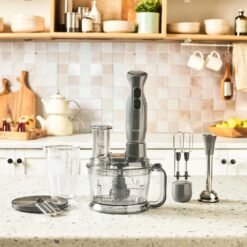 Karaca Pro Multimax 6 in 1 Multi-Purpose Food Processor, 2000 W - Space Gray, 153.09.01.4350