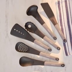 Karaca Rue 7-Piece Service Set with Stand, 153.09.01.4954