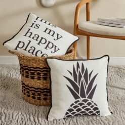 Alternative view of Karaca Home Happy Place Filled Cushion - 43 x 43 cm, 153.09.01.6399