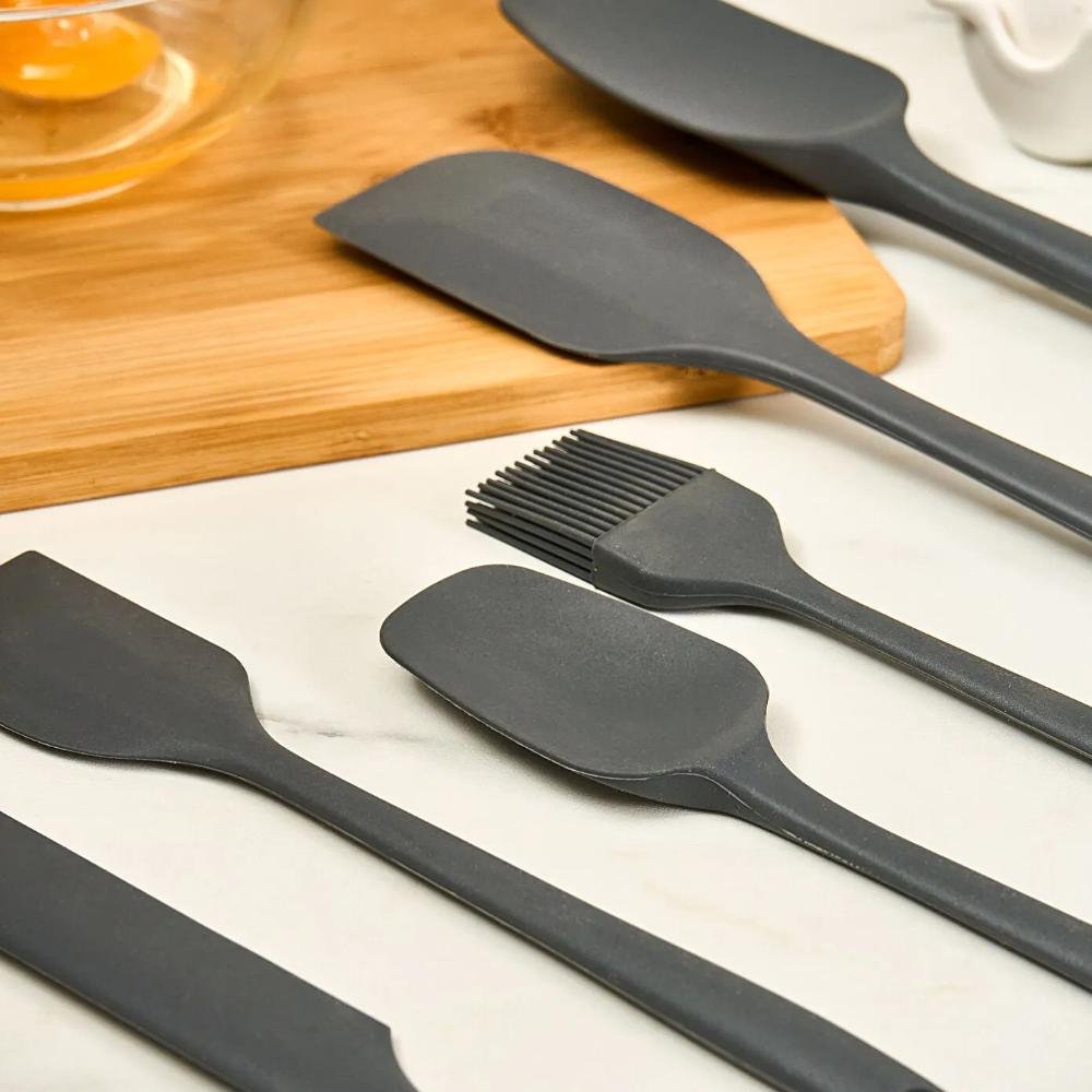 Karaca Lively 6-Piece Silicone Service Set - Anthracite, 153.09.01.7679 2 Karaca Lively 6-Piece Silicone Service Set - Anthracite, 153.09.01.7679 - Image 2