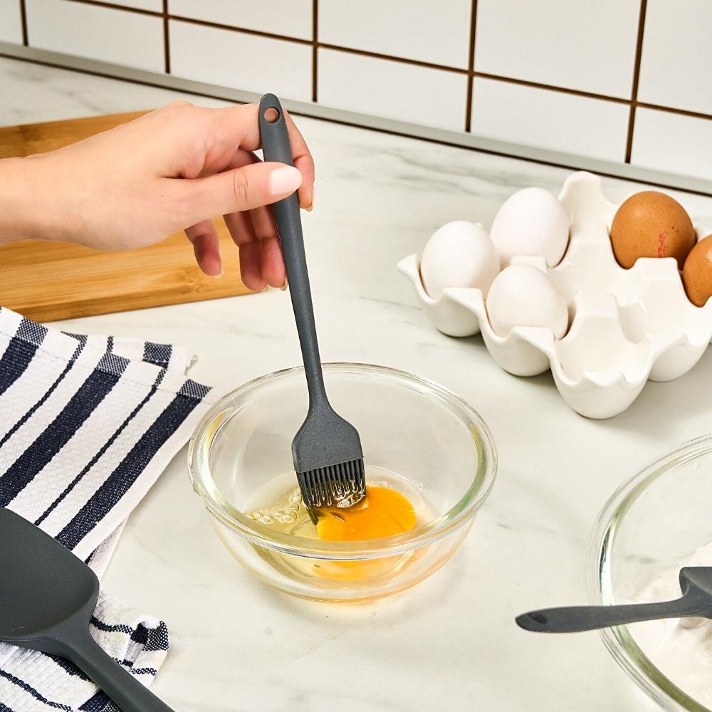 Karaca Lively 6-Piece Silicone Service Set - Anthracite, 153.09.01.7679 3 Karaca Lively 6-Piece Silicone Service Set - Anthracite, 153.09.01.7679 - Image 3