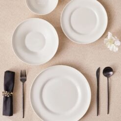 Alternative view of Karaca Stream Bone Selene 24-Piece Dinner Set for 6 People, 153.09.01.8083