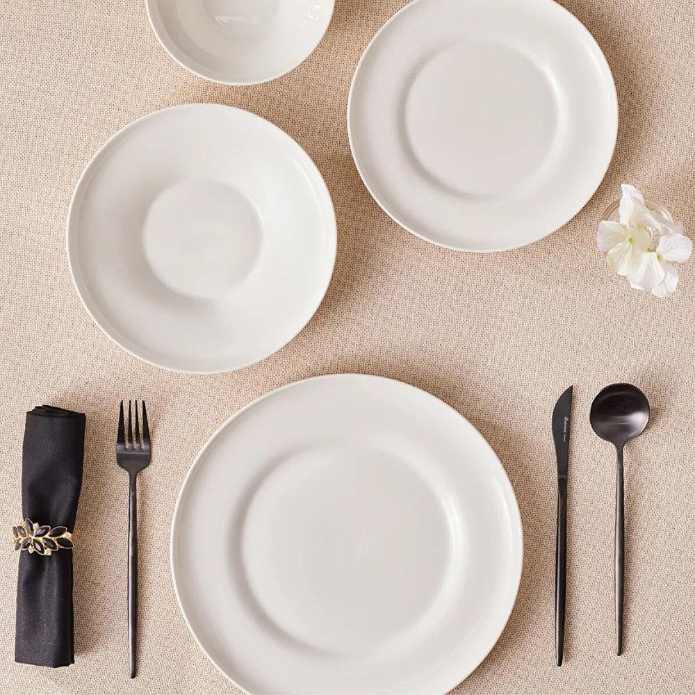 Karaca Stream Bone Selene 24-Piece Dinner Set for 6 People, 153.09.01.8083 2 Karaca Stream Bone Selene 24-Piece Dinner Set for 6 People, 153.09.01.8083 - Image 2