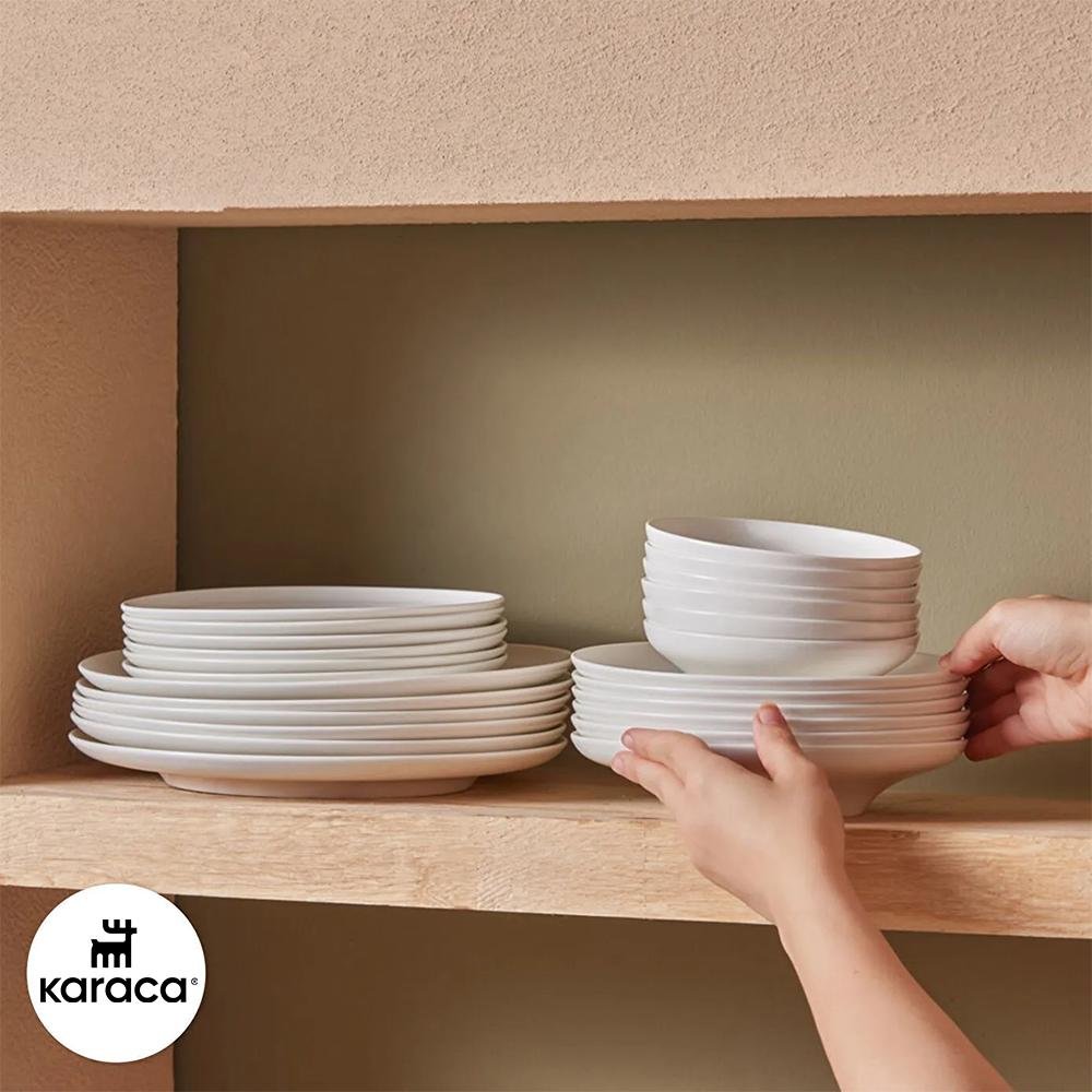 Karaca Stream Bone Selene 24-Piece Dinner Set for 6 People, 153.09.01.8083 9 Karaca Stream Bone Selene 24-Piece Dinner Set for 6 People, 153.09.01.8083 - Image 9