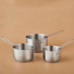 Karaca Fiorino Induction Based 3-Piece Mini Milk Jug Set, 153.09.01.8578