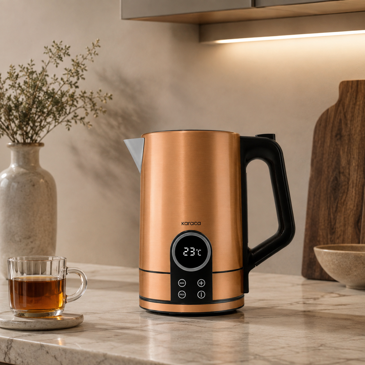 Karaca 1.7 L Inox Kettle ? Bronze, 153.09.01.9261 1 Karaca 1.7 L Inox Kettle ? Bronze, 153.09.01.9261