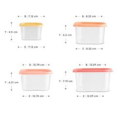 Alternative view of Karaca Dora Mini 4-Piece Storage Container, 153.09.01.9610