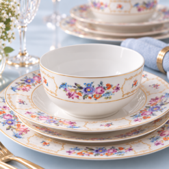Alternative view of Karaca Forever Bone 24-Piece Dinner Set for 6 People, 8683650361800