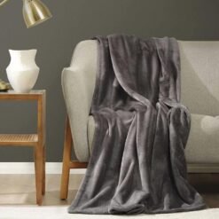 Karaca Home Fiona Wellsoft TV Blanket - Grey, 200.21.01.0270