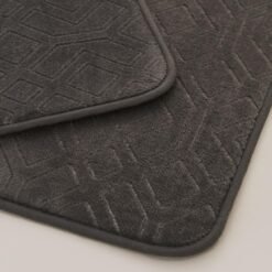 Alternative view of Karaca Home Figure Embos 2-Piece Bath Mat Set - Anthracite, 200.22.05.0263Fho