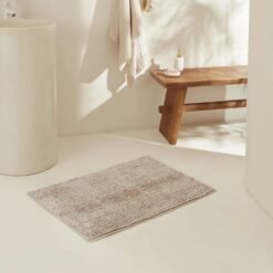 Karaca Home Jules Pasta Bathmat 60 x 90 cm - Beige, 200.22.11.0493