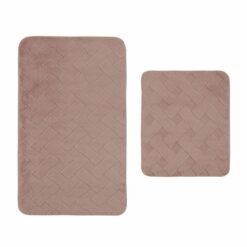Alternative view of Karaca Home Karving Bathmat – Dusty Rose, 200.22.12.0121