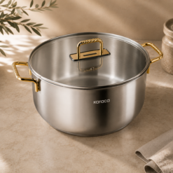 Alternative view of Karaca Gold Elegance 34 cm Stainless Steel Pot, 8683650326052