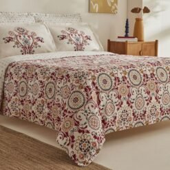 Alternative view of Karaca Home Luis Satin Double Duvet Cover Set - Cream, 8680214360255