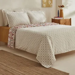 Alternative view of Karaca Home Luis Satin Double Duvet Cover Set – Cream, 8680214360255